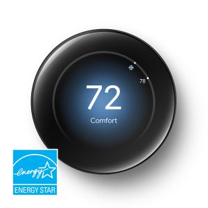 Google Nest Learning (4th Gen) Polished Obsidian